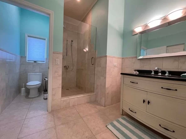 Bathroom with walk in shower