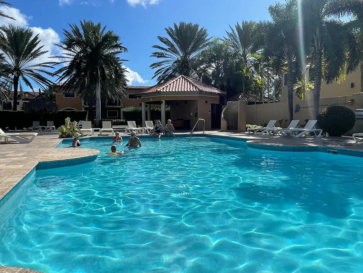 community pool Gold Coast Rentals in Aruba